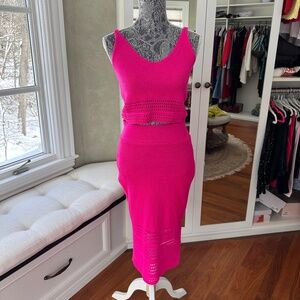 Aqua knit two piece set size M